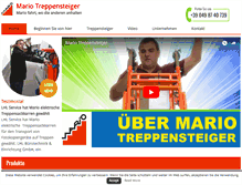 Tablet Screenshot of mario-treppensteiger.com